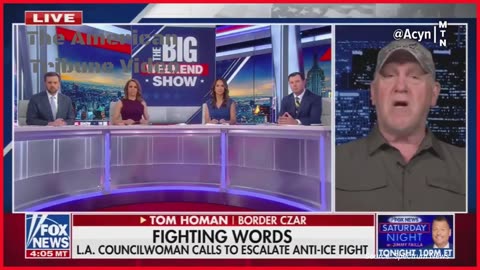 WATCH: Tom Homan Says National Guard Being Deployed to Take On Rioters, Restore Order in LA