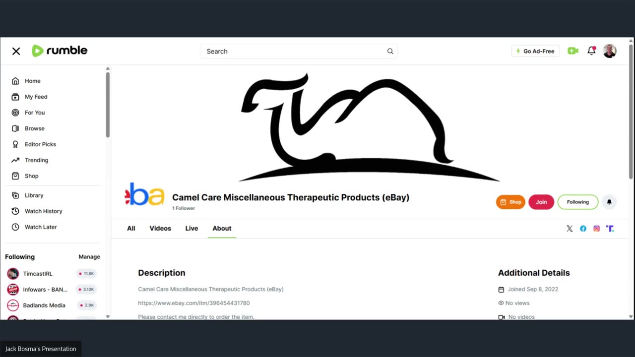 Camel Care Miscellaneous Therapeutic Products (eBay)