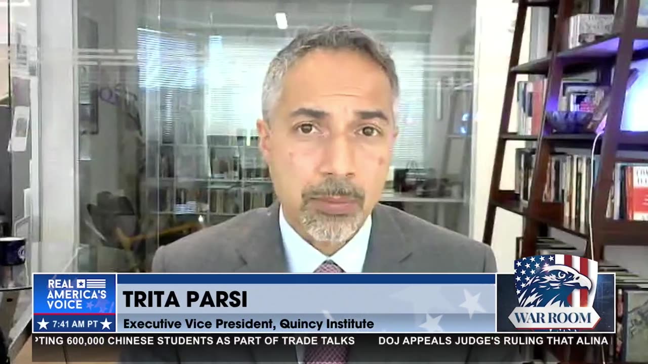 TRITA PARSI: ISRAEL WANTS U.S. IN AN IRAN WAR