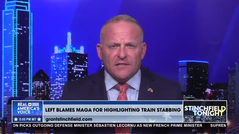 LEFT BLAMES MAGA FOR HIGHLIGHTING TRAIN STABBING