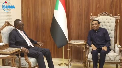 The Prime Minister meets the Chancellor of the Sudan International University.