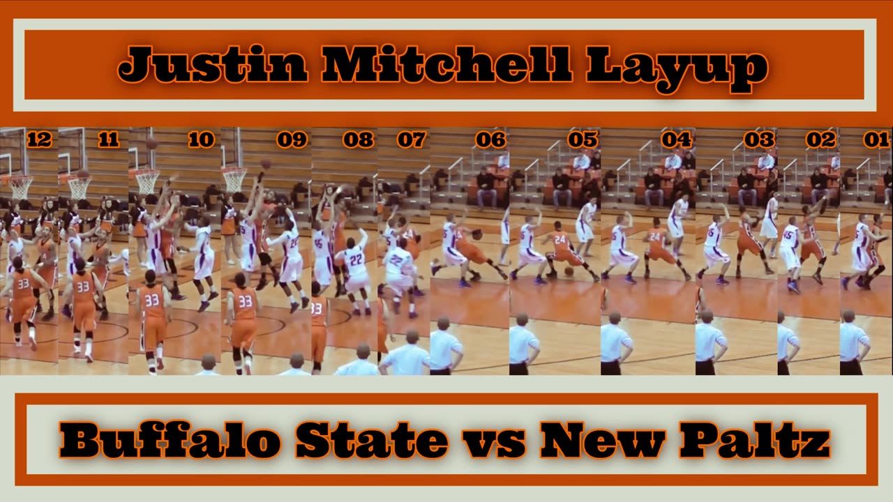 Prototype 268: Justin Mitchell layup vs New Paltz