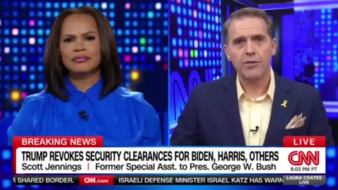 Scott Jennings-Trump canceling security clearances for Democrats & the Biden family.