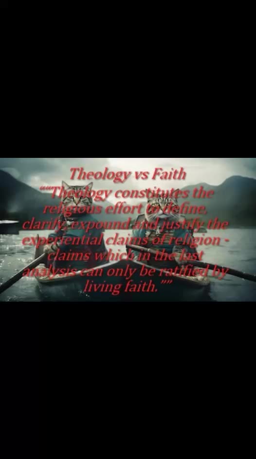 Theology vs Faith