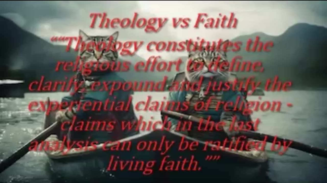 Theology vs Faith