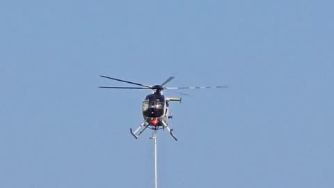 Helicopter chainsaw.