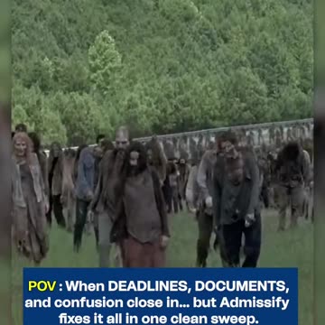 POV: When applying for study abroad feels like a Walking Dead Movie