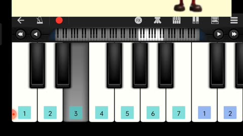 Aha Tamatar bade Mazedaar piano 💯 Easy Tune 😃💯