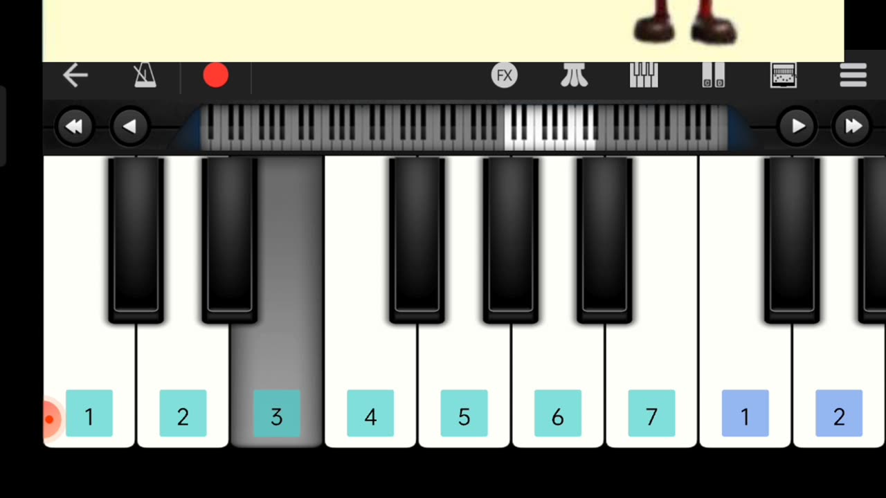 Aha Tamatar bade Mazedaar piano 💯 Easy Tune 😃💯