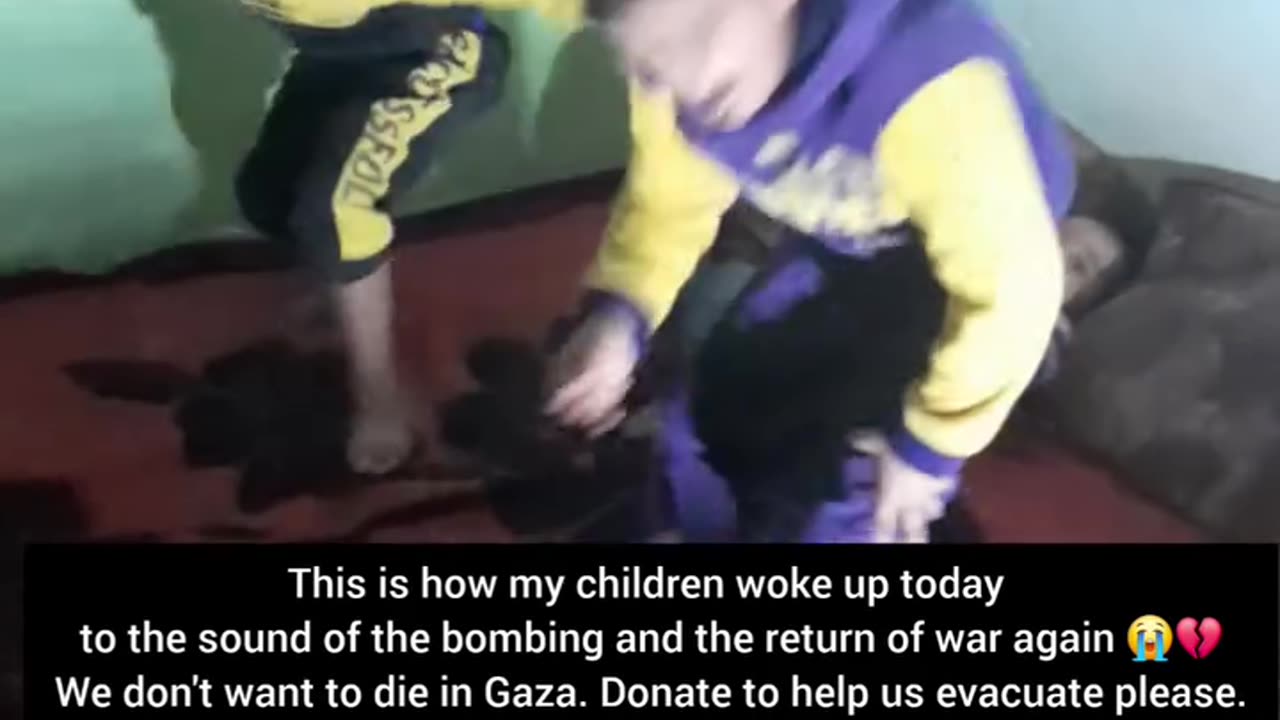Today it's a Palestinian child, soon it will be our children.