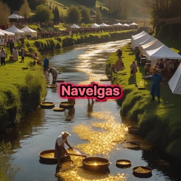 Un río repleto de oro en Asturias.