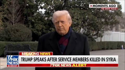 💥 POTUS addresses the ISIS attack on U.S. forces in Syria