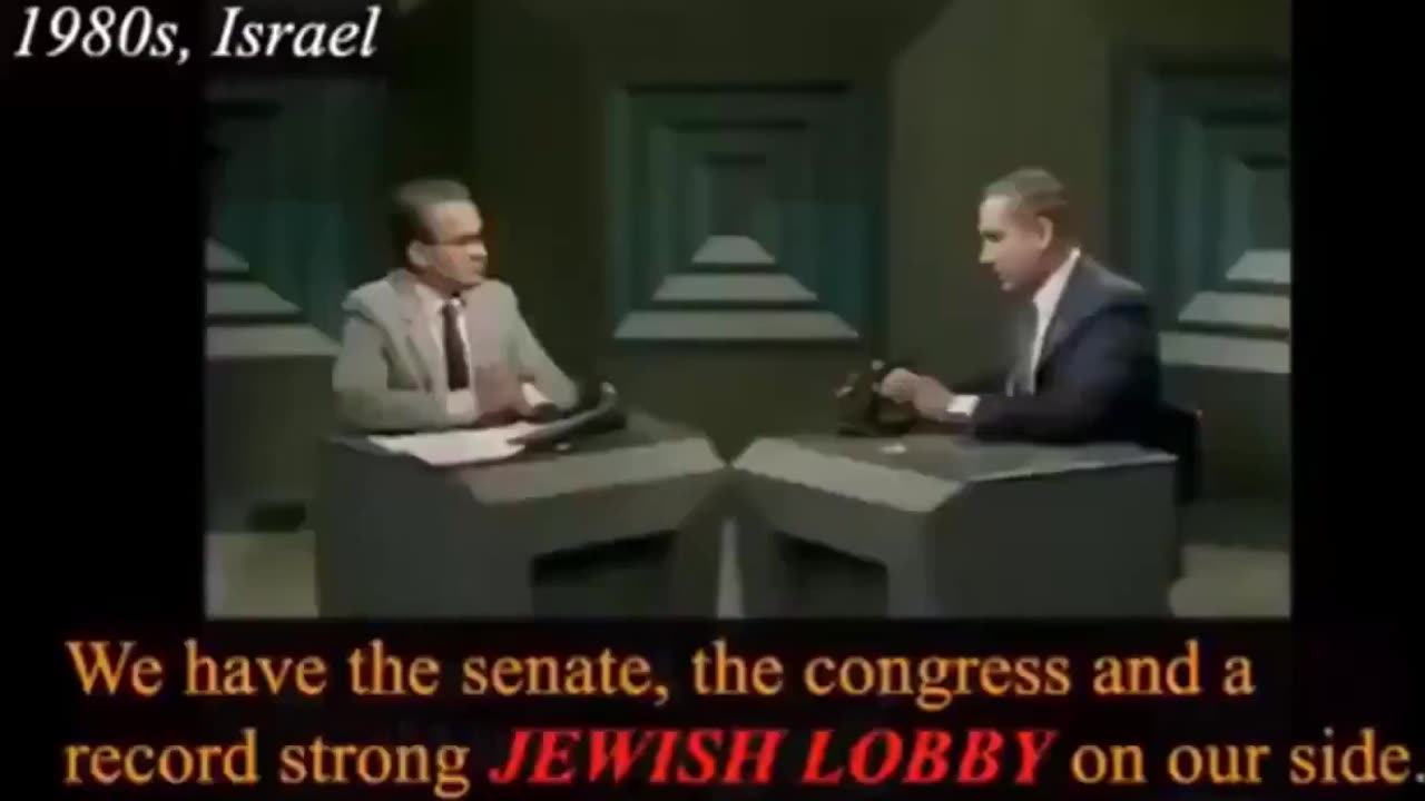 Benjamin Netanyahu: "We own the senate, the congress, and we have a strong Jewish lobby on our side"