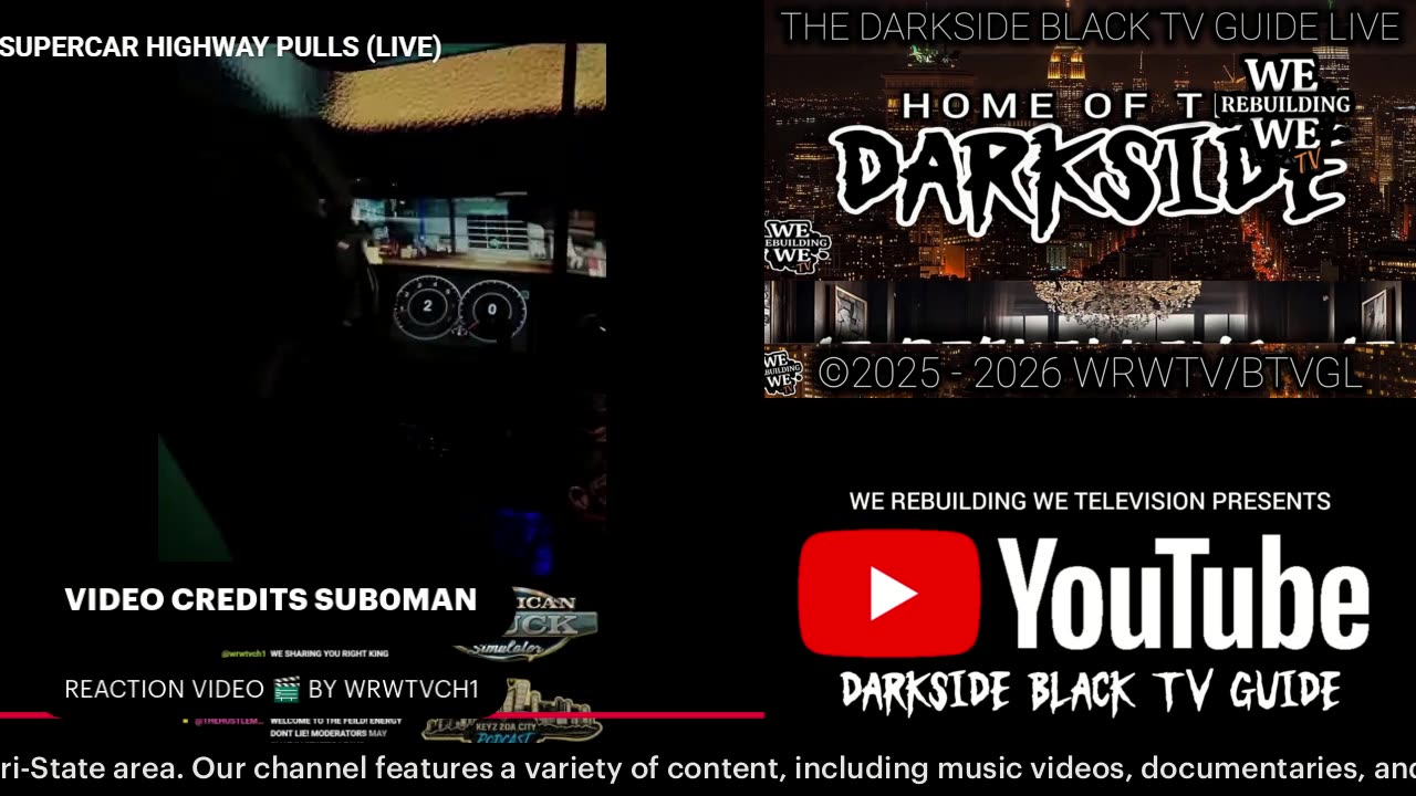 CONTENT CREATOR'S TV GUIDE @thehustleman5.0