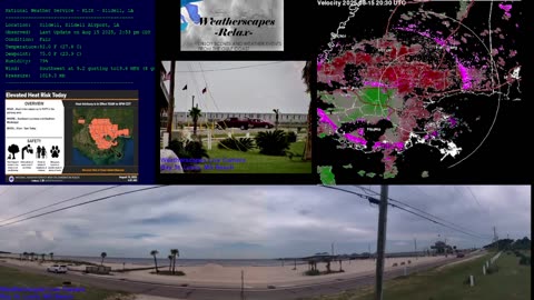 Live Beach Cam - Vintage weather channel - Bay St. Louis, MS - Sounds of the beach - Gulf of America