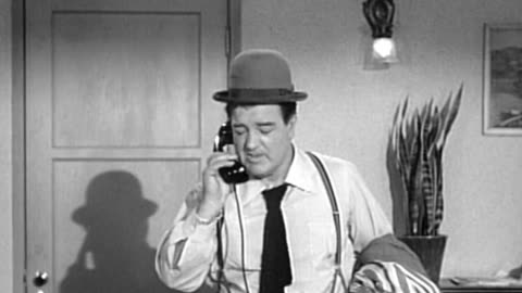Lou Costello working on the farm