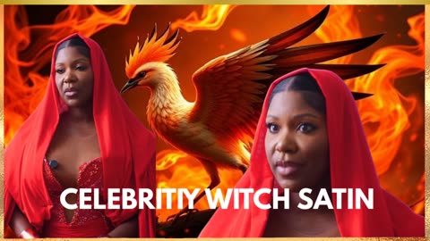 CELEBRITY WITCH SATIN SHE'S THE REAL DEAL BUT ON THE WRONG TEAM