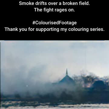 1945 Canadian Tanks Press Forward #ColourisedHistory