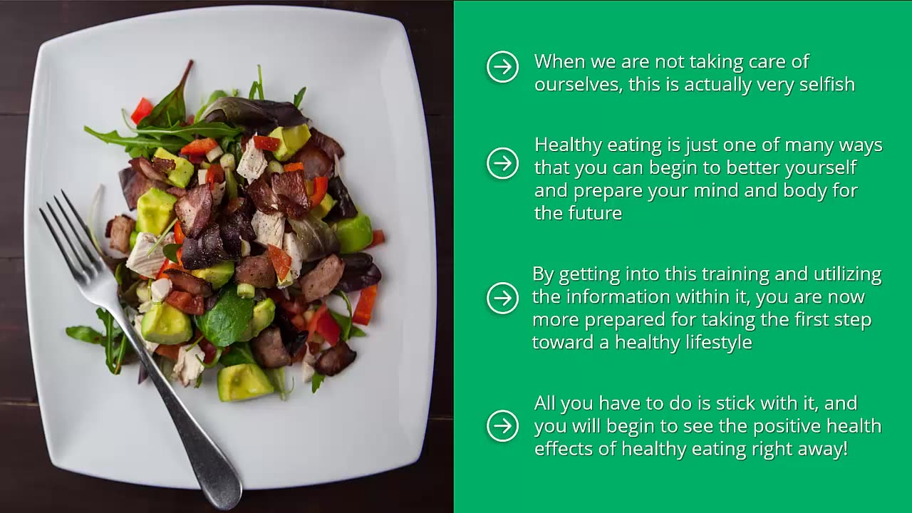 Eating Healthy - Conclusion