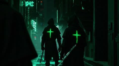 Cyberpunk Rooftop Vigilantes