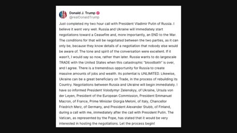WWIII UPDATE: President Trump's 2-Hour Phone Call With Putin