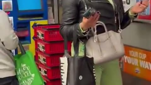 BLACK FATIGUE TV: She gets caught taking without payingh and acts MAD for being caught