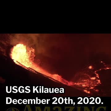 Kīlauea’s Lava Lake Forms in Seconds #Volcano #Science