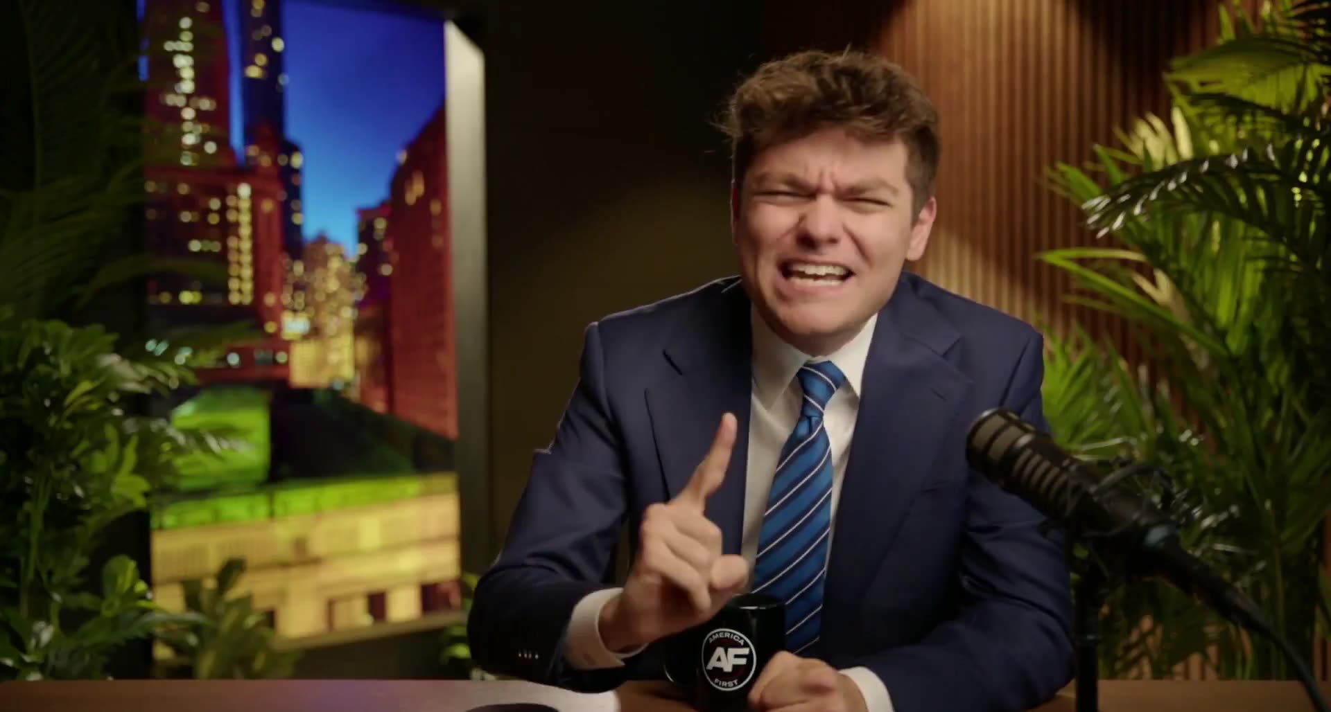 Nick Fuentes talks about the left