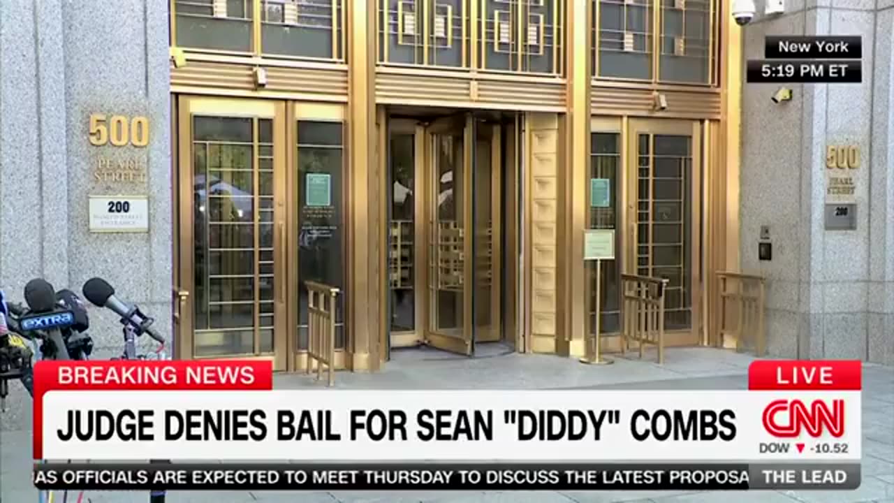 🚨BREAKING: The judge just DENIED bail for Diddy.