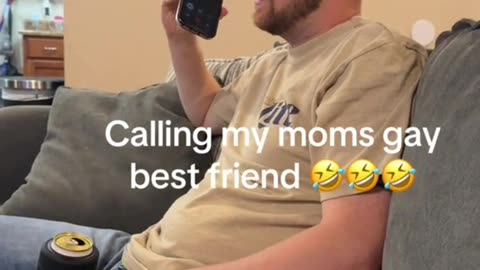 Calling my mom's gay best friend