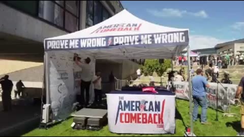 Charlie Kirk Shooting Hoax Aftermath Scene Anomaly - Tampering With Evidence!