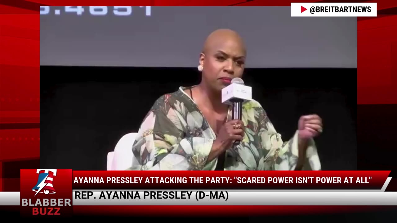 Ayanna Pressley Attacking The Party: "Scared Power Isn't Power At All"