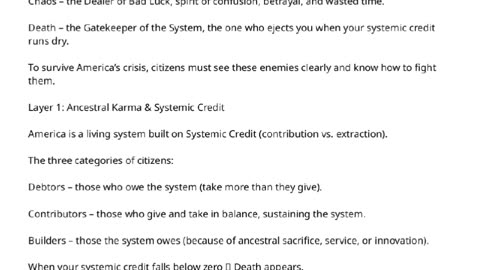 The American Anti-Apocalypse Algorithm