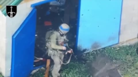Ukrainian Soldier Handling Bidness