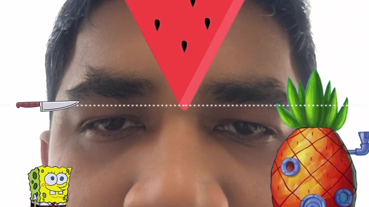 Watermelon Perfect Cut #watermelon #perfectcut #spongebob #realbipuldas