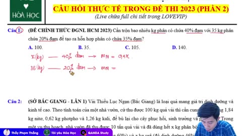 ❤ HÓA HỌC THỰC TẾ XU HƯỚNG 2023 3