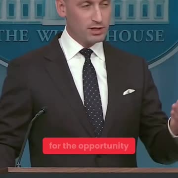 Stephen Miller Educating the dumbass media