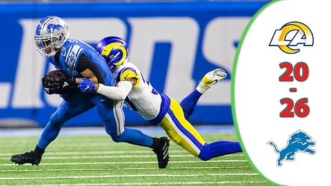 Los Angeles Rams vs. Detroit Lions - NFL Long Passes