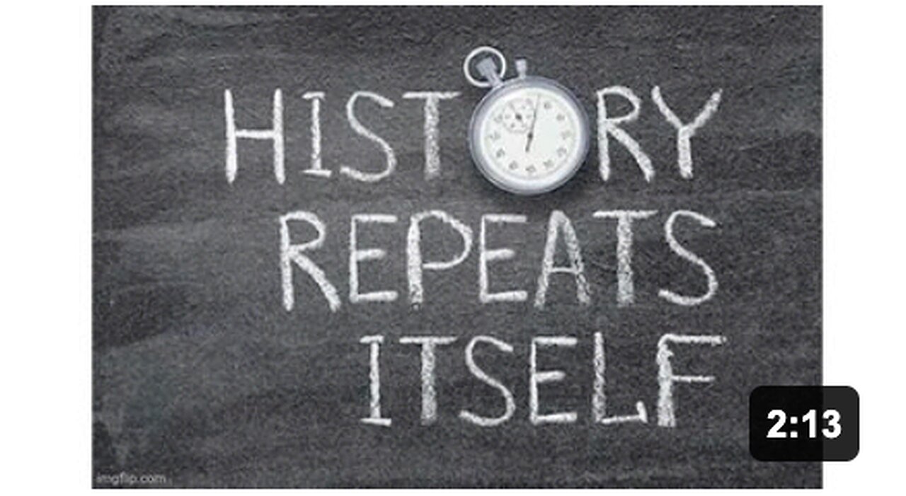 HISTORY Repeats they Use the Same Playbook