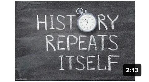 HISTORY Repeats they Use the Same Playbook