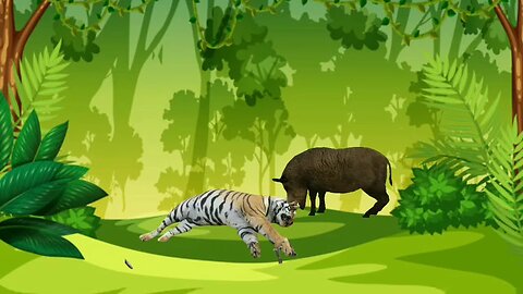 बाघ की चालाकी | moral story in Hindi | kids story