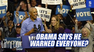 Obama says He Warned Everyone about Trump