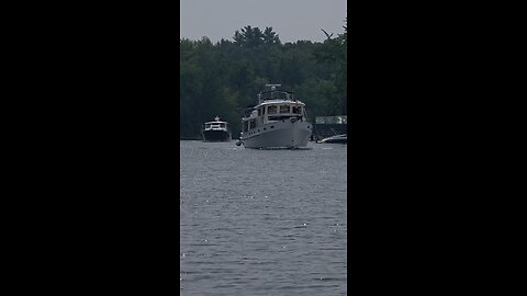 Cool boats on Severn River