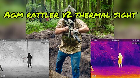 Agm global rattler v2 thermal weapon sight