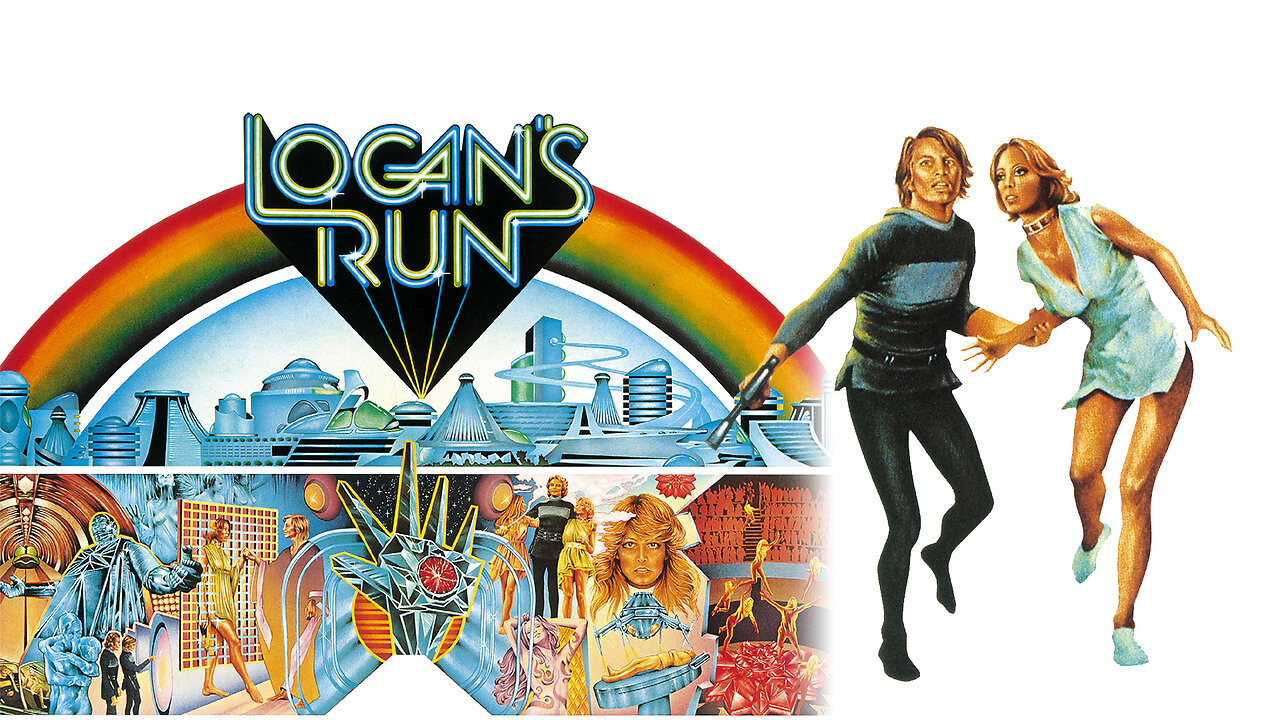 Logan's Run (1976) Michael York, Jenny Agutter, Richard Jordan, Peter Ustinov, Farrah Fawcett