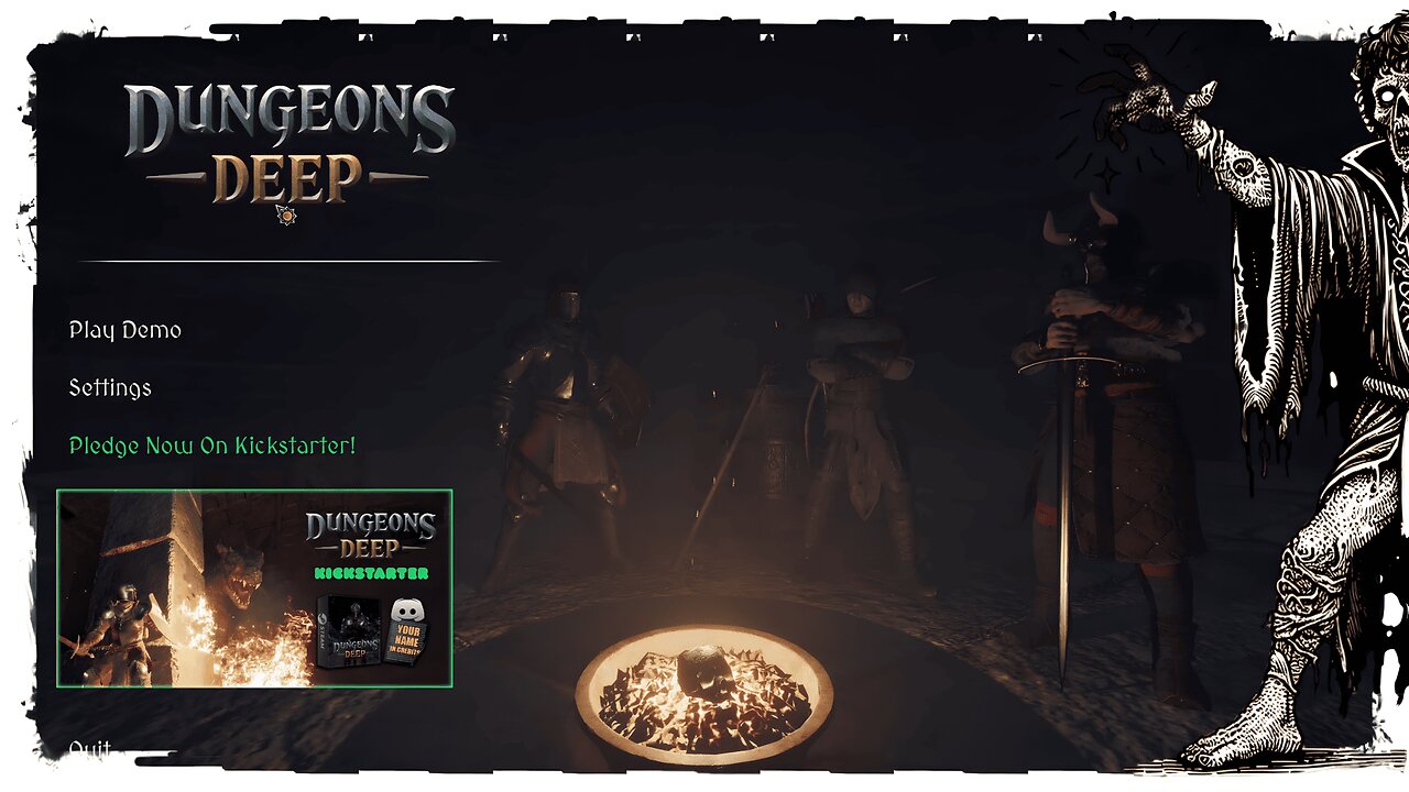 Demo Gameplay, No Commentary - Dungeons Deep