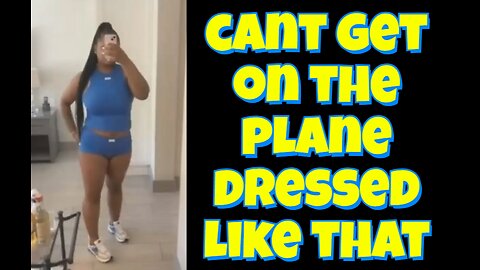 Anthony Cumia: dressed inappropriately cant get on the plane