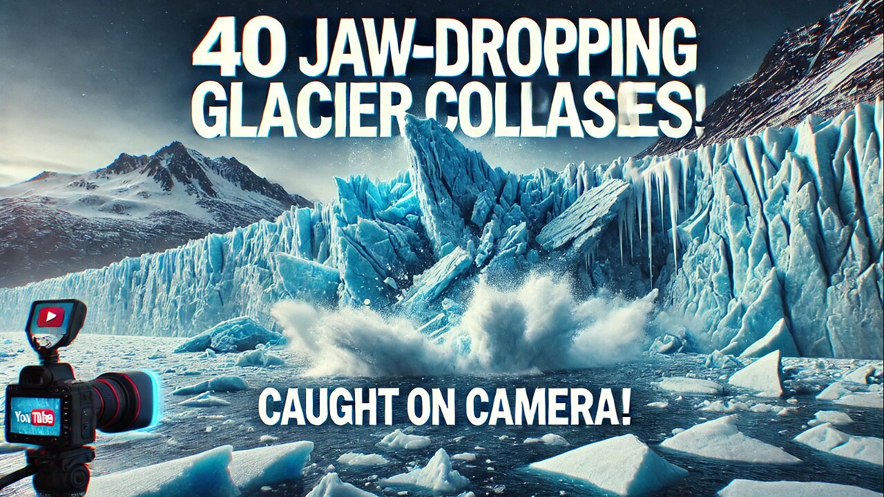 40 Jaw-Dropping Glacier Collapses Caught on Camera! ❄️🌊