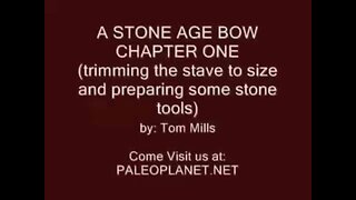 PRIMITIVE SURVIVAL, Stone Bow Making With A Shaving Horse 1