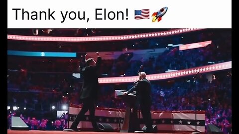 TRUMP : THANK YOU ELON
